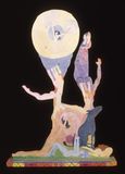 Circus Acrobats with Monkey & Donkey* (Back)